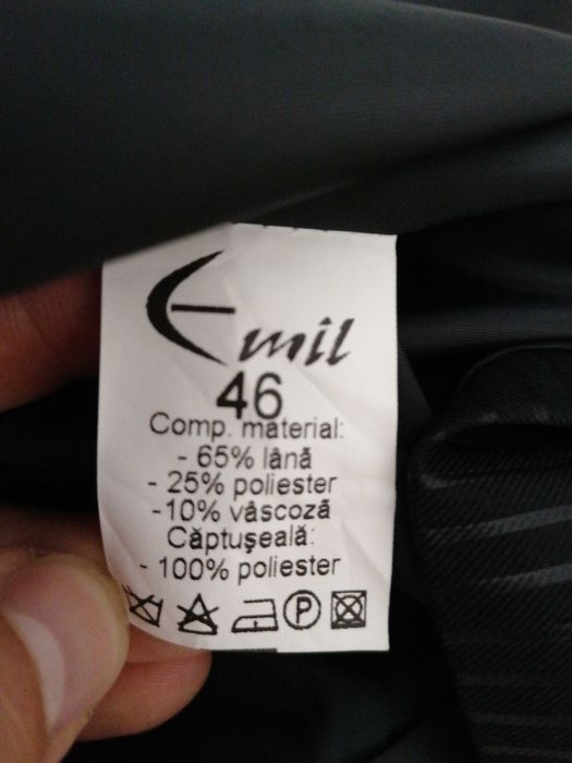Costum de ocazie , clasic, nunta - nas sau ginerica - 65% lana
