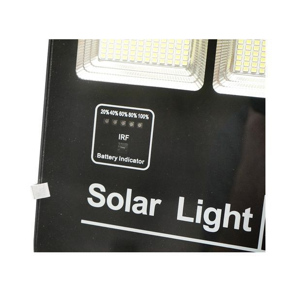 Led лампа 300w с моно соларен панел 28w, сензор за движение и дистанци