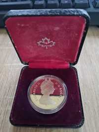 1 dollar 1986,Argint,Canada,Centenarul Vancouver