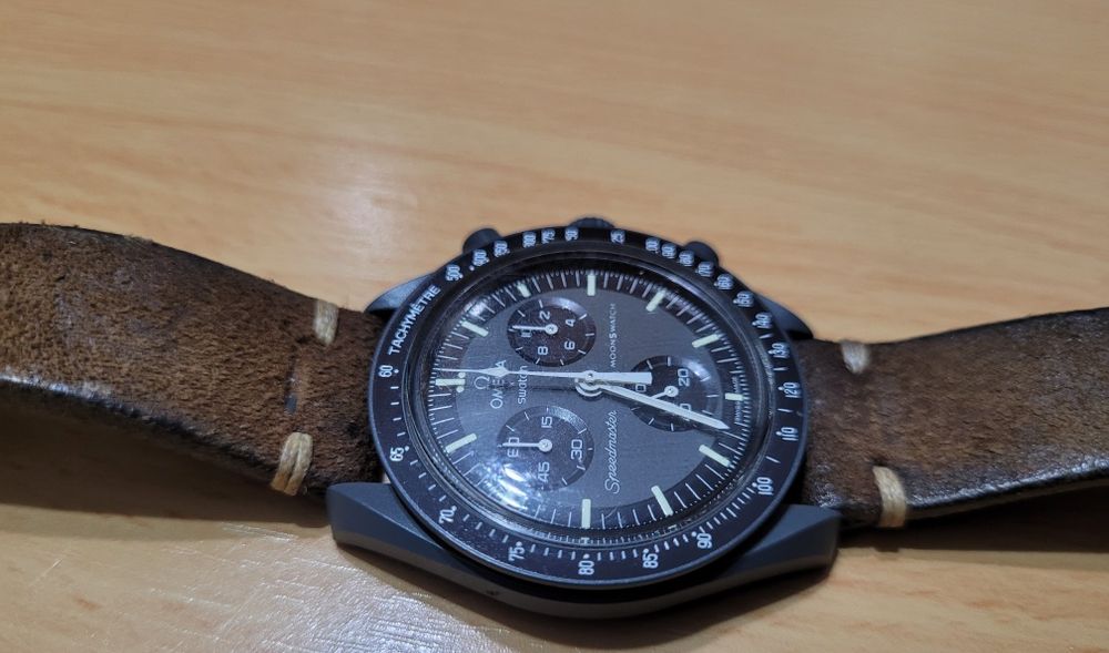 Swatch Omega chronograph quart