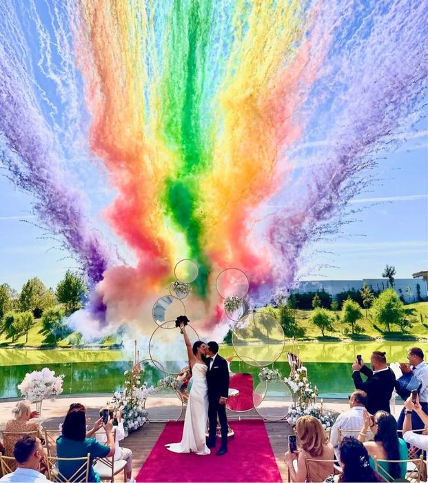 Artificii Gender Reveal - Baby shower -Declansare automata