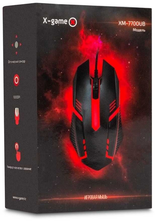Мышь X-Game XM-770OUB черного цвета