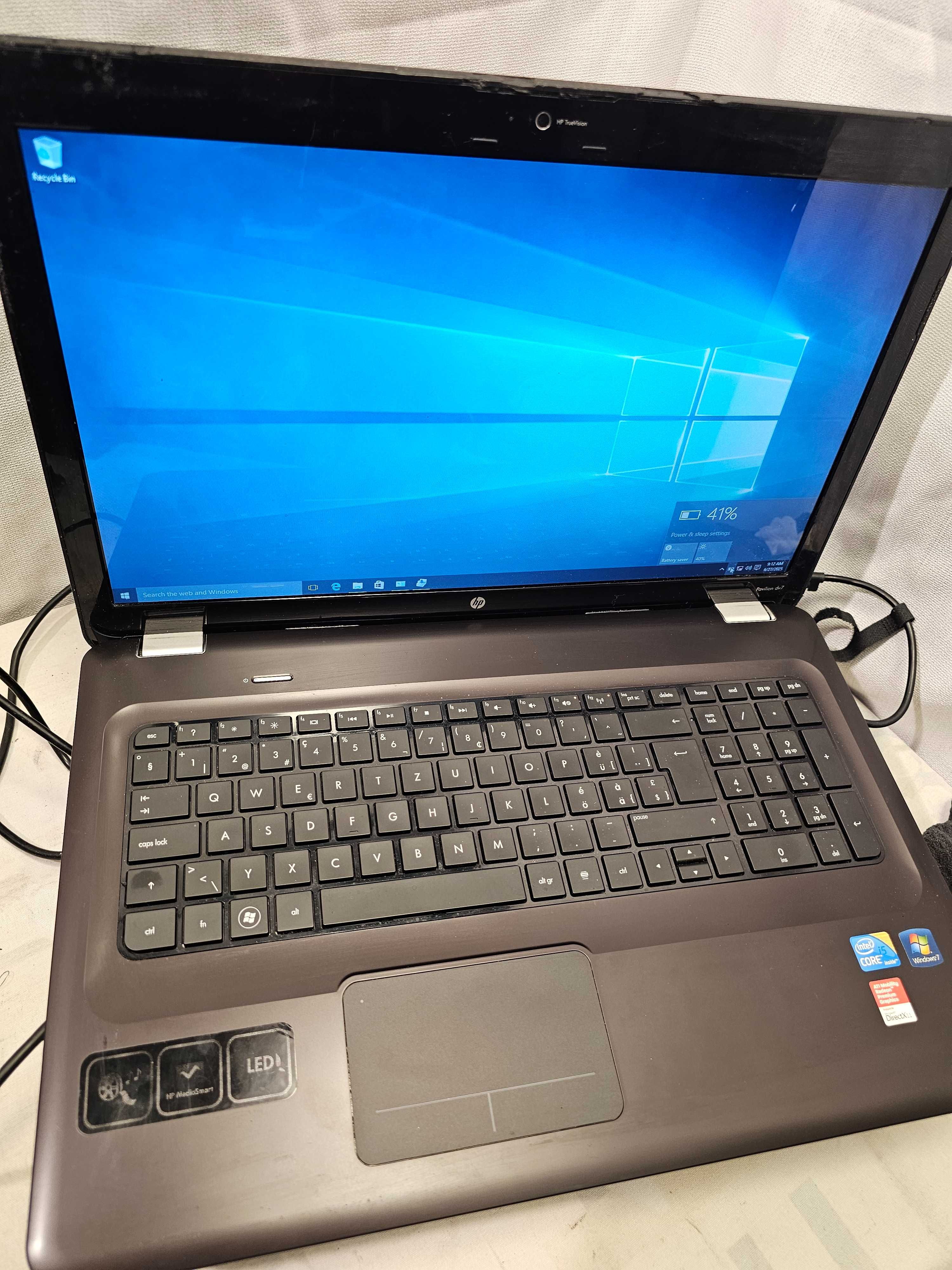 Laptop HP Pavilion DV7 Intel I5