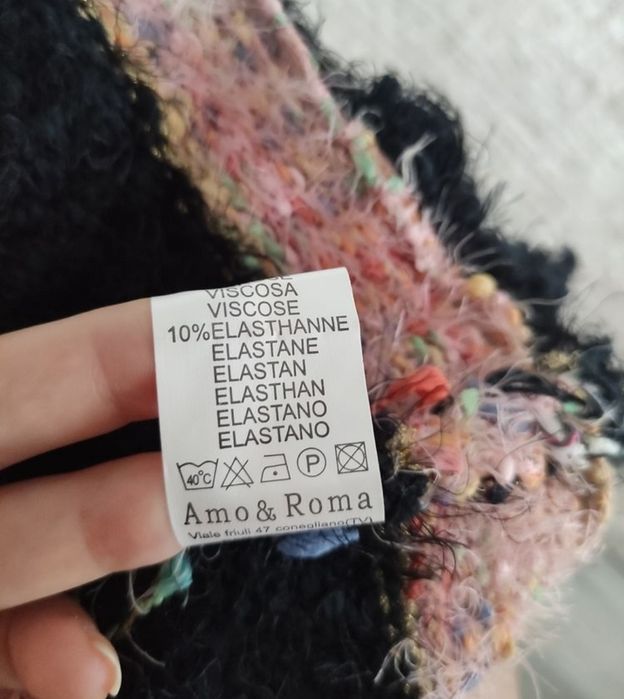 Poncho cardigan pulover