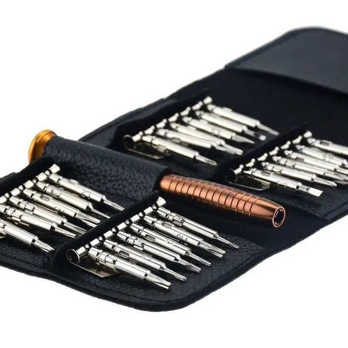 Set șurubelnițe profesionale 25 in 1 metalice nou