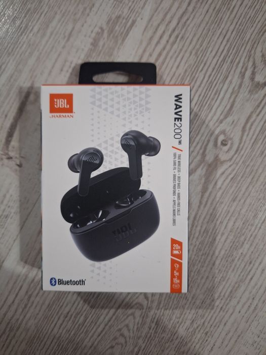 Casti JBL audio wireless, JBL Wave 200TWS, Bluetooth 5.0,autonomie 20h