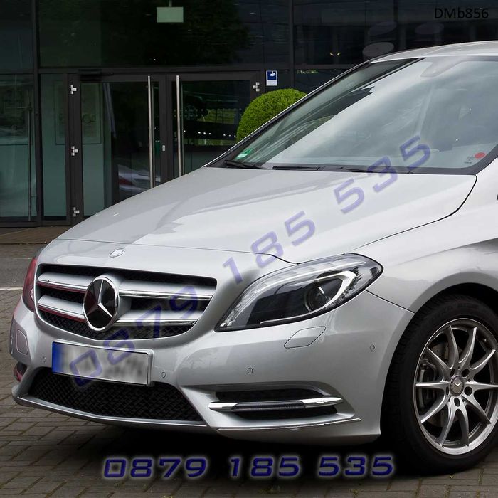 Хром сиви лайсни предна задна броня Mercedes B W246 2012–2017 мерцедес
