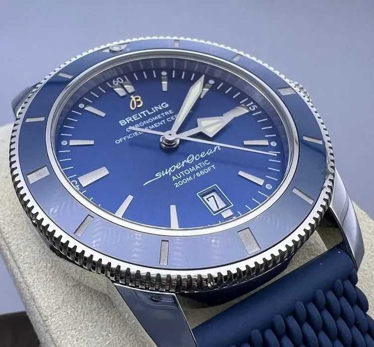 Breitling Superocean сребристо/синьо