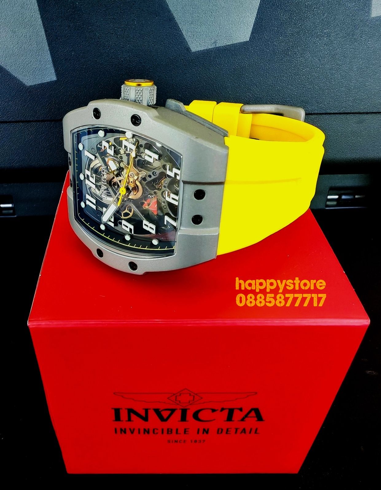 часовник INVICTA JM Correa automatic Yellow Limited edition, Инвикта н
