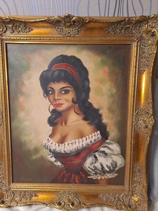 Tablou portret pictură pânză