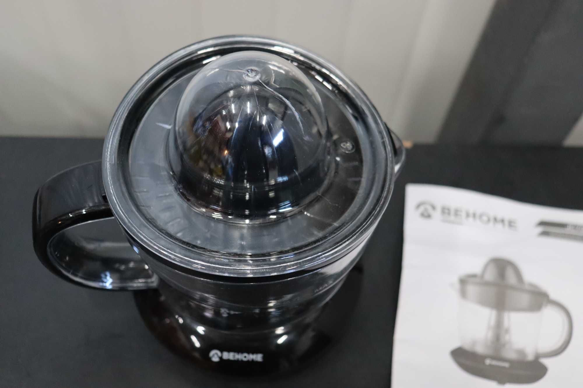 BEHOME JC700 Електрическа сокоизстисквачка, пластмаса, черна
