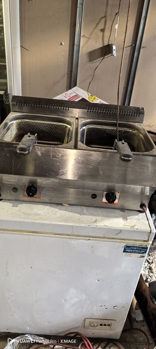 Двоен фритюрник на газ