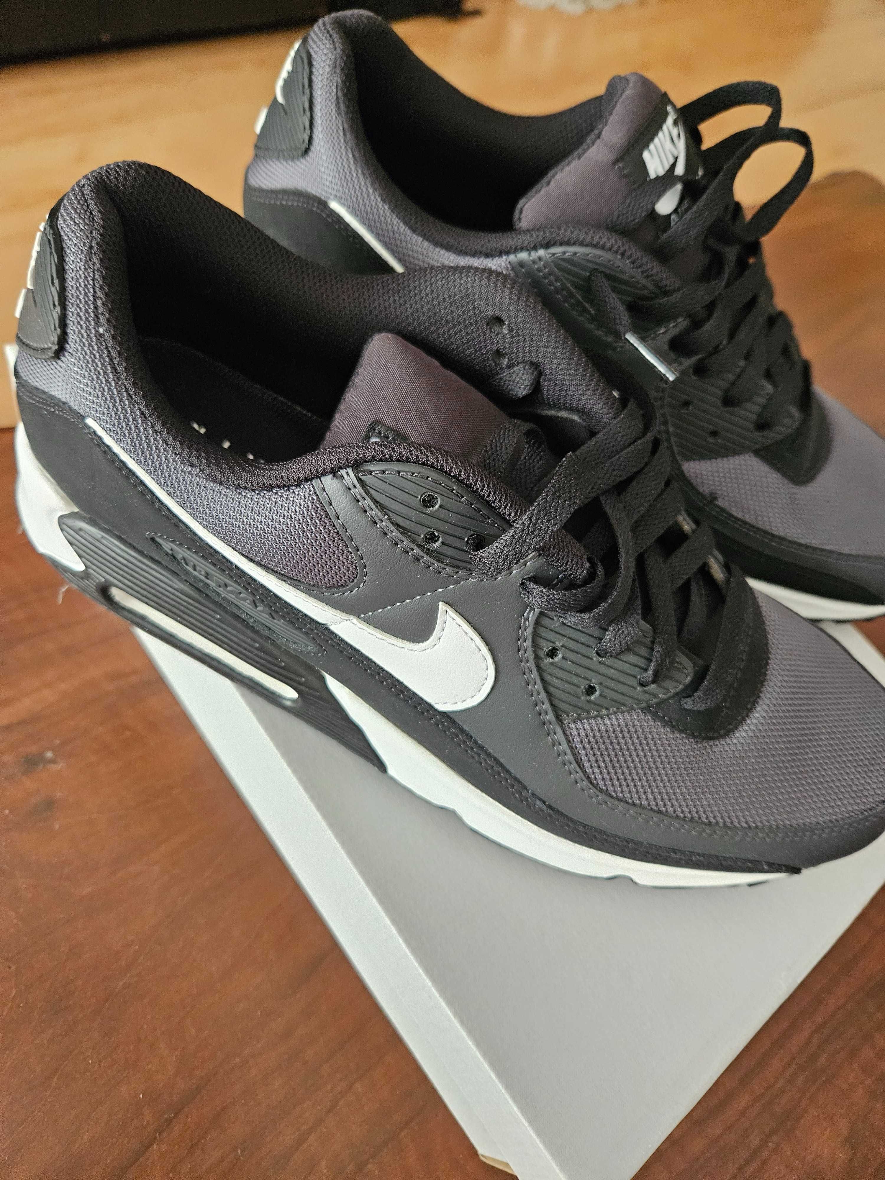 НОВИ мъжки спортни маратонки обувки черни Nike Air Max 90 EU 47.5