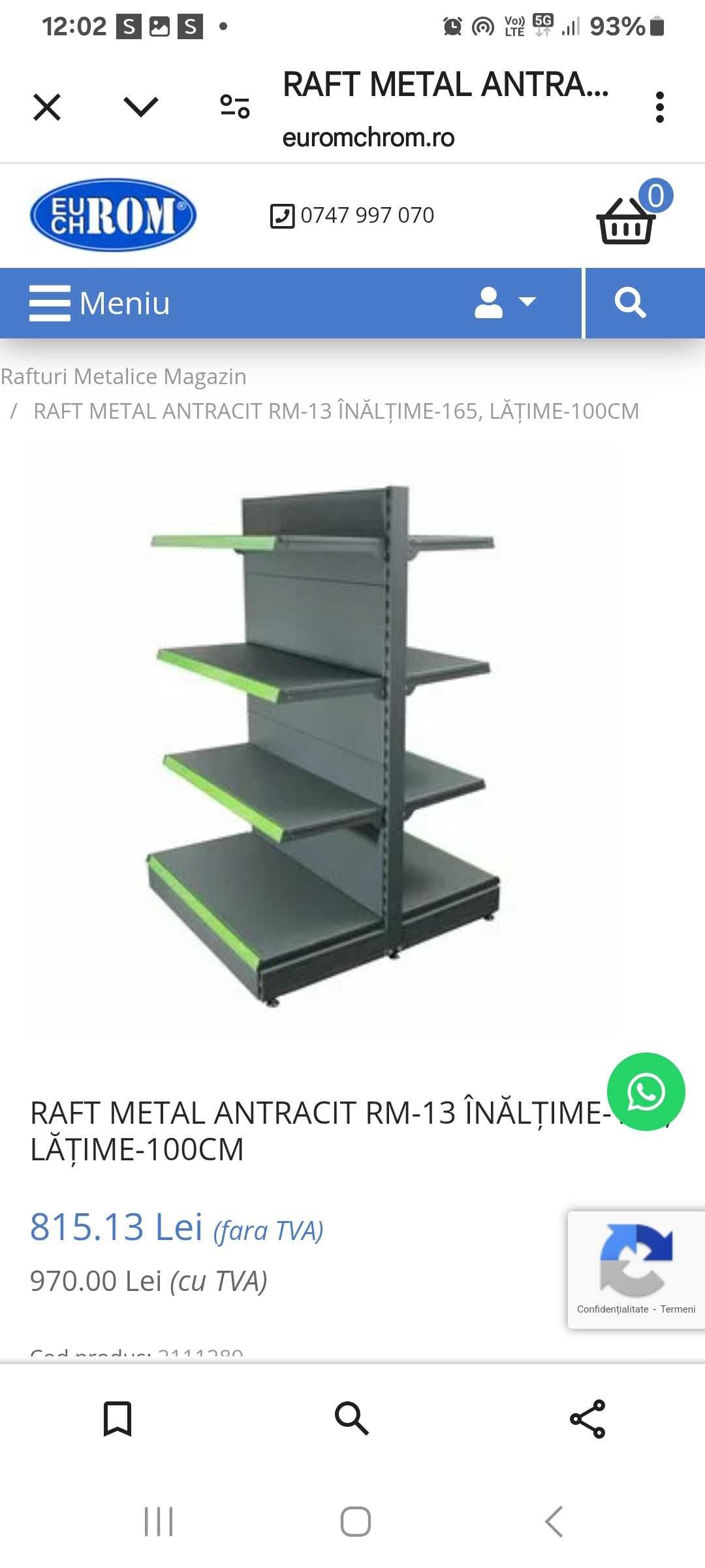 Rafturi magazin alimentar