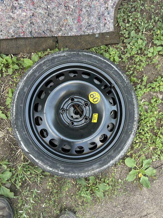 Комплект резервна гума тип патерица, ключ и крик за Опел