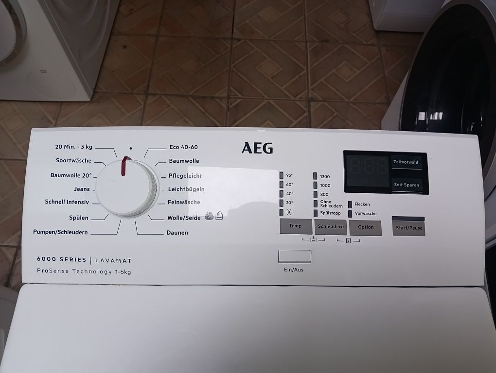 Пералня с горно зареждане АЕГ Aeg Series 6000 A+++ 6кг 2годиниГаранция