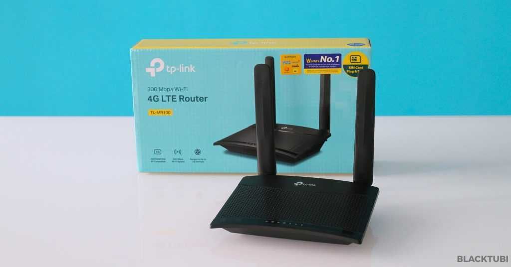 WiFi TP-Link TL-MR100 4G Router /Optica + SIM карта