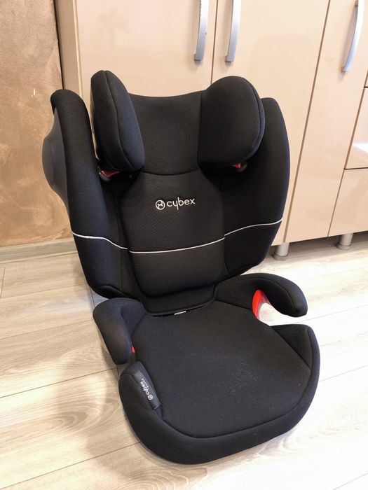 Scaun auto ISOFIX Cybex Solution M-Fix SL, Pure Black, 15-36 kg, Negru