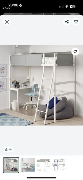 Кровать икеа двухъярусная