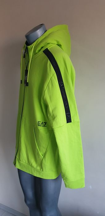 Emporio Armani EA7 Full Zip Hoodie  XL / 2XL НОВО ОРИГИНАЛ Мъжко Горни