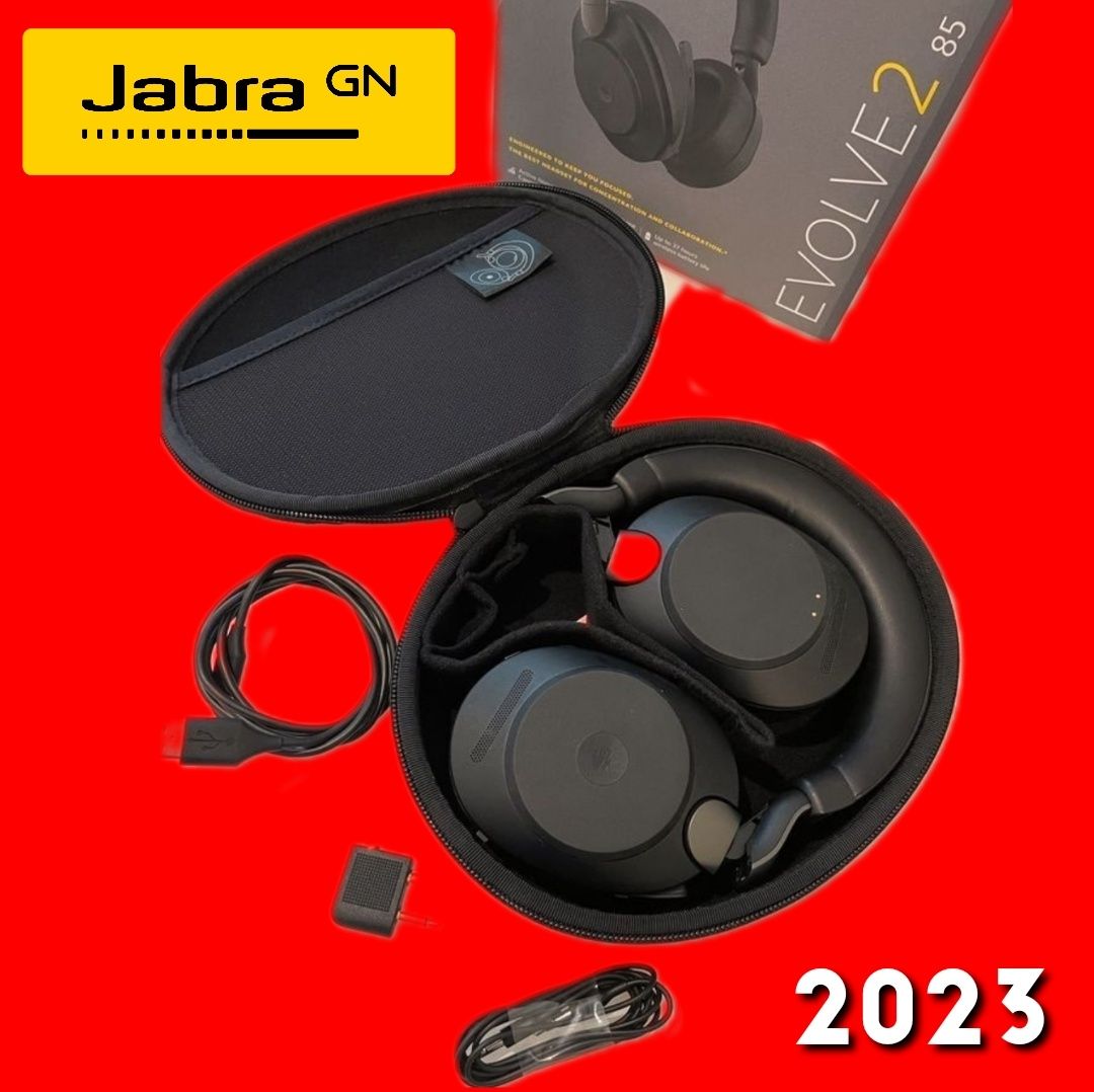 Новые наушники 10 микрофоном Jabra Evolve 2 85 из США Высокое качество