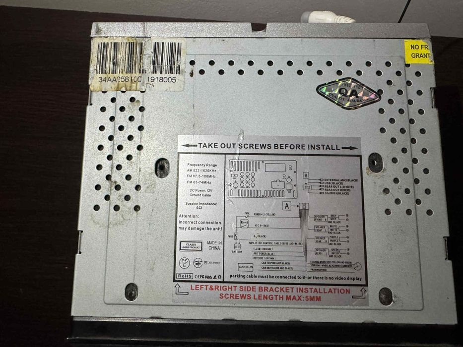 Navigație 2DIN ecran tactil 7” – GPS, DVD, USB – universală