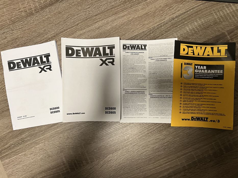 Акумулаторен ударен винтоверт DeWalt DCD805E2T