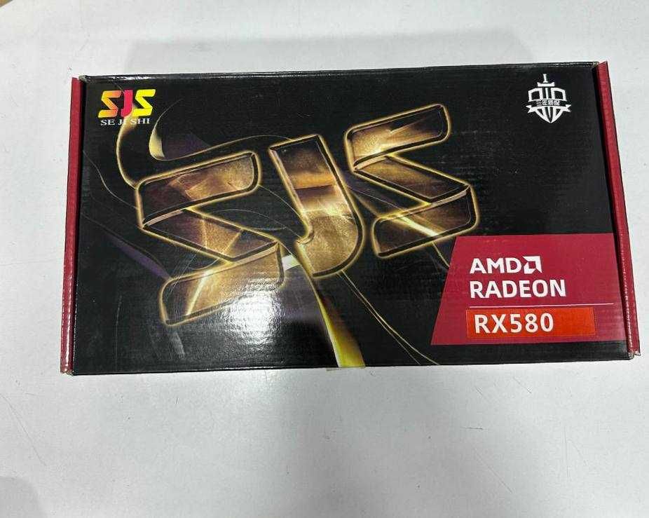 Бюжетная видеокарта SJS AMD RX580 8GB 2048SP