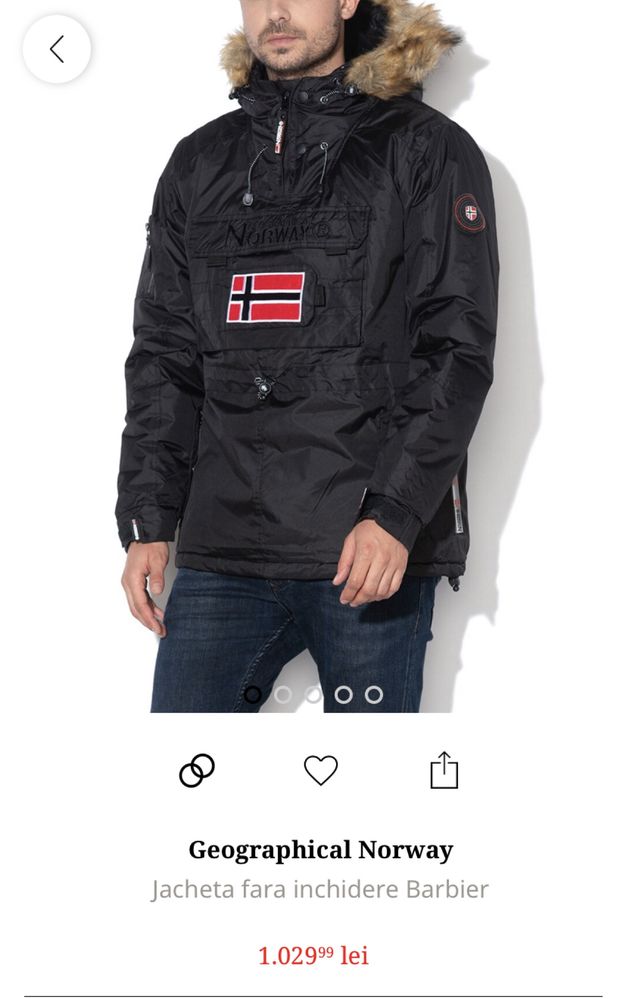 Geaca Geographical Norway XL