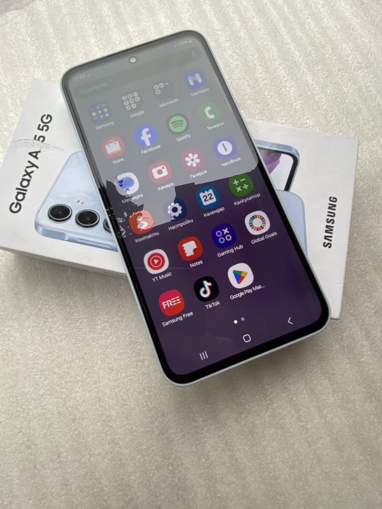Samsung Galaxy A35 5G - 128GB, 6GB RAM, IceBlue / БЕЗ ГАРАНЦИЯ