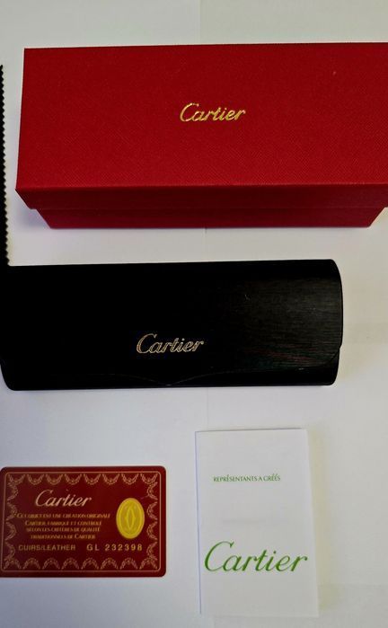 Ochelari de soare Cartier retro, bambus