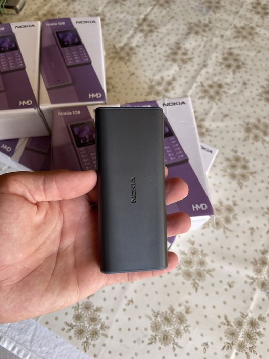 Nokia 108 tugmali telefon | 2 SIM, Bluetooth, fonarik, yangi