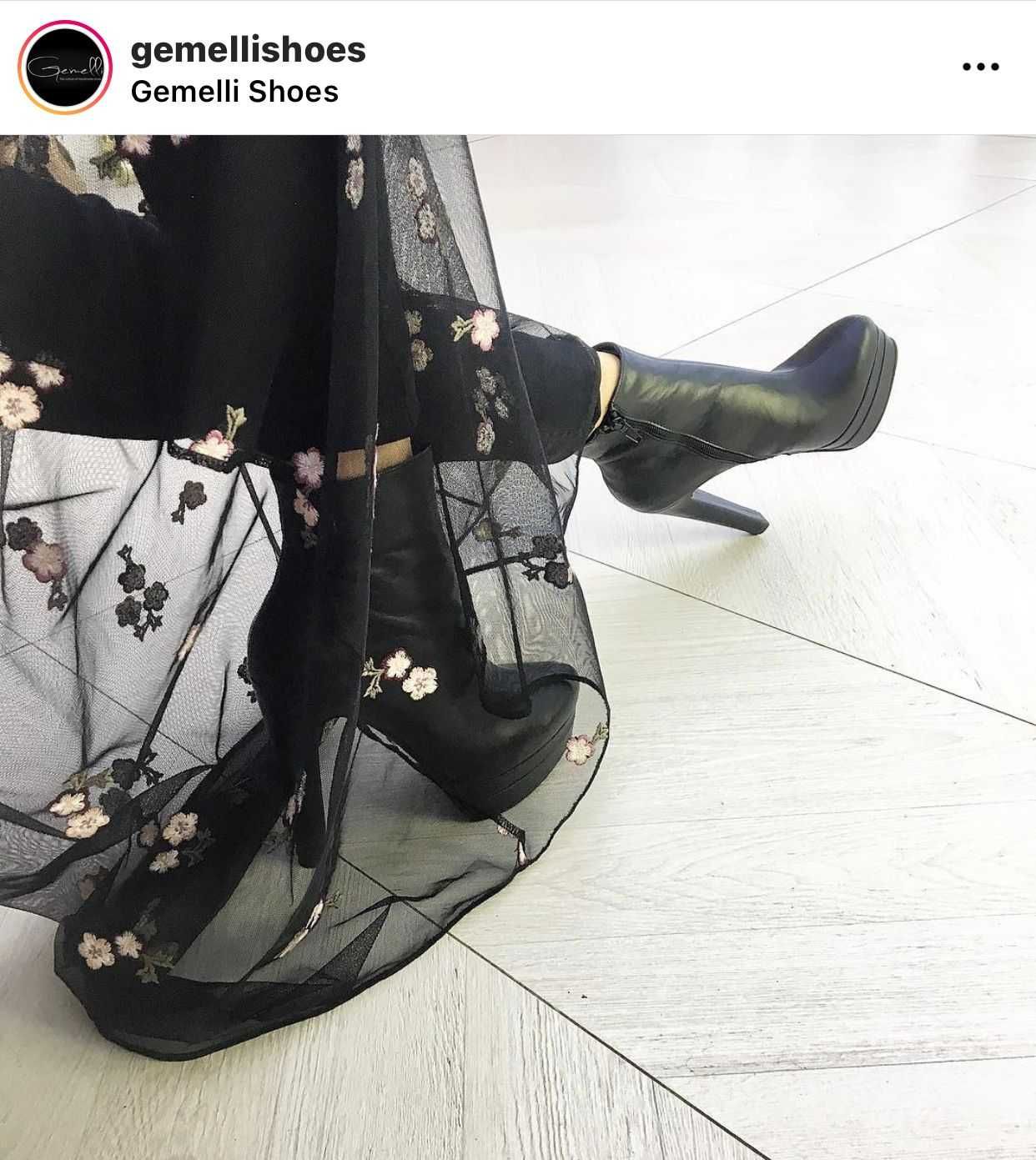 Botine GEMELLI Shoes nr 37 piele