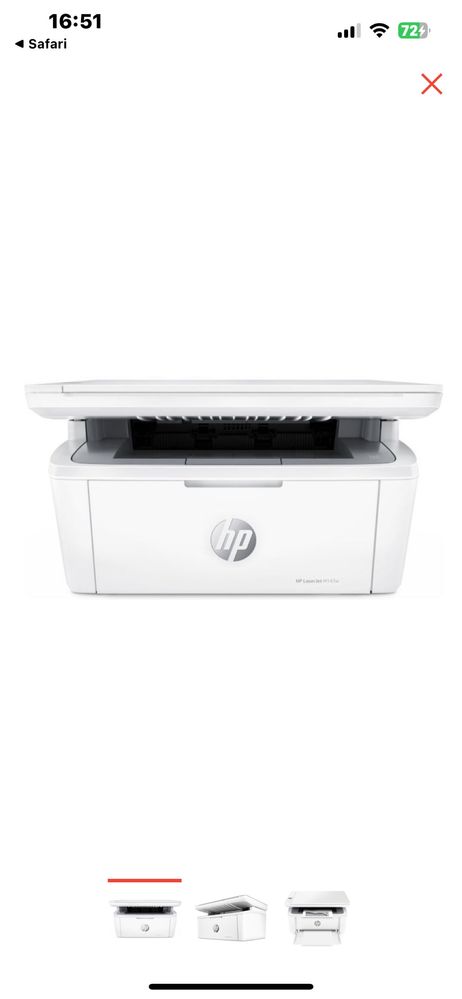 Принтер для компьютера и ноутбука черно-белый