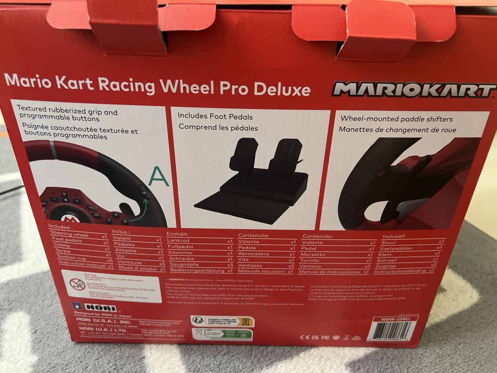 Nintendo switch -mario kart wheel pro