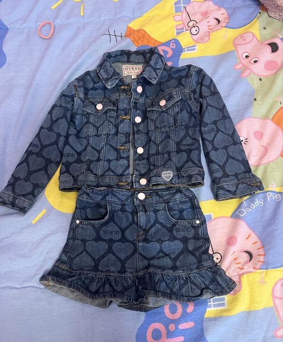Детско дънково яке/пола Guess, 3г.