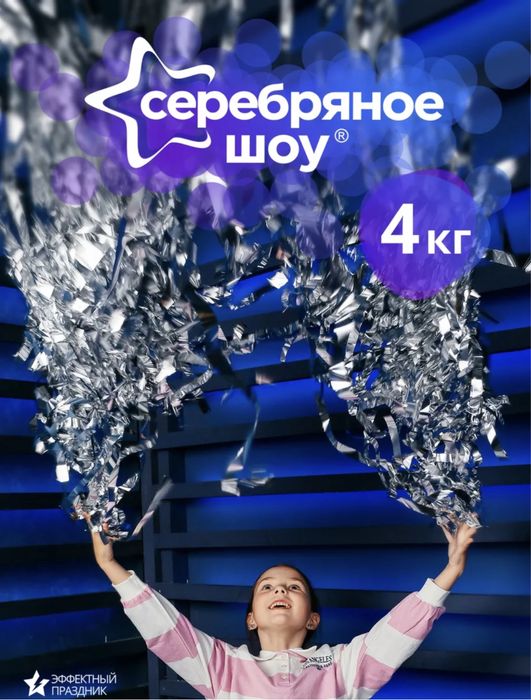 Серебрянный шоу для праздника