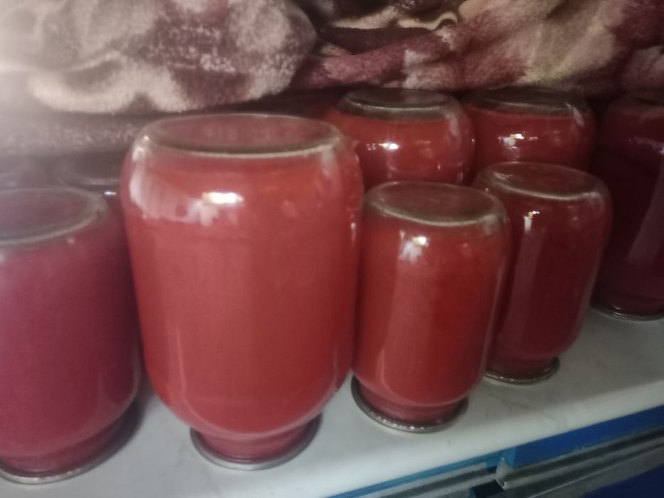 Томатный сок домашний ,без мякоти сделан с душой