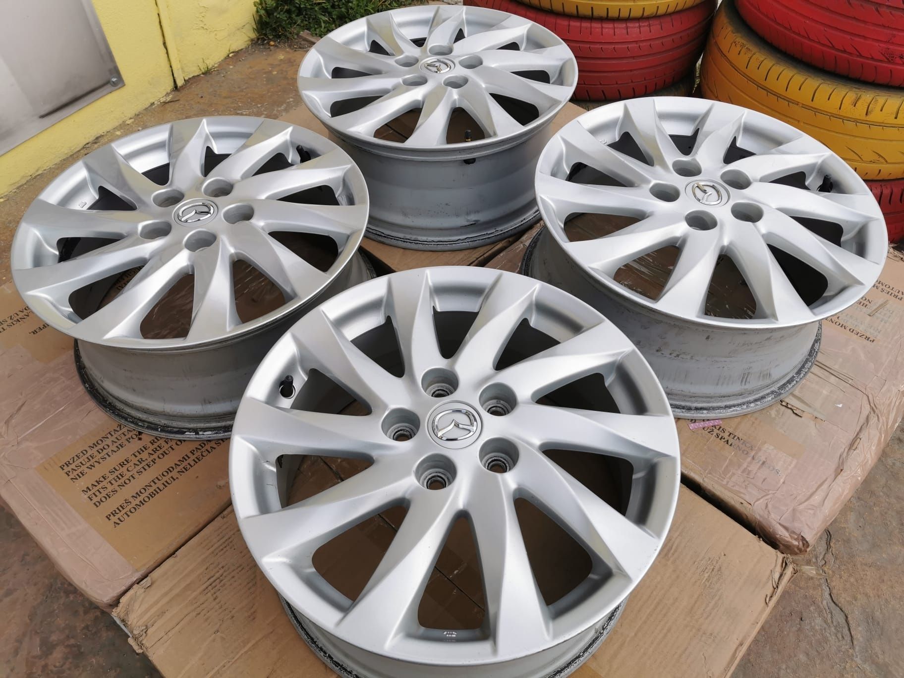 Jante aliaj oem Mazda 5/ 6/3  cx 5 / 6 mx 5/6 17inch 5x114,3  Kia