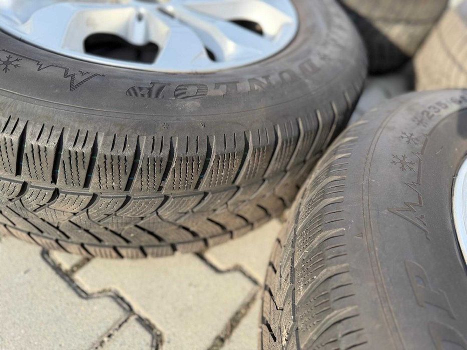 Set jante MERCEDES originale + anvelope DUNLOP iarna 235/65 R17