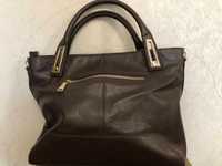 Женская сумочка, темно-коричневая
