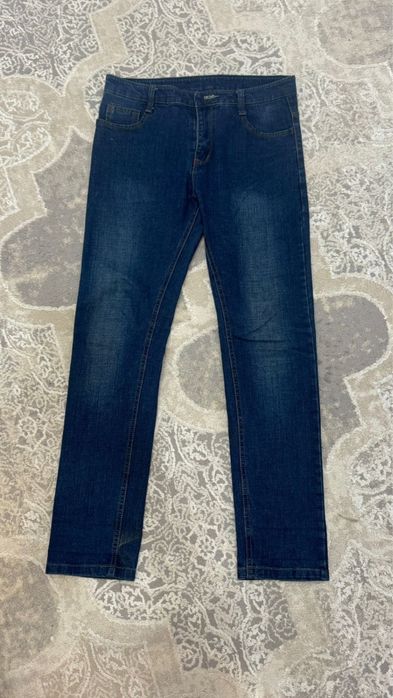 Детские джинсы синие