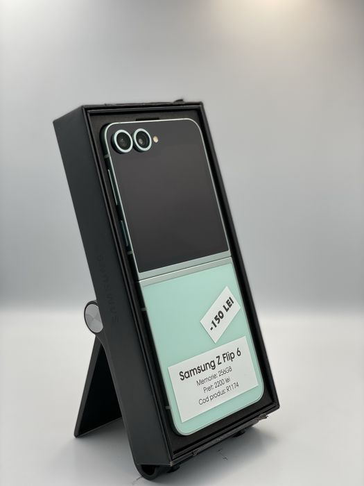 Samsung Z Flip 6 - 256GB memorie, 1 an garantie