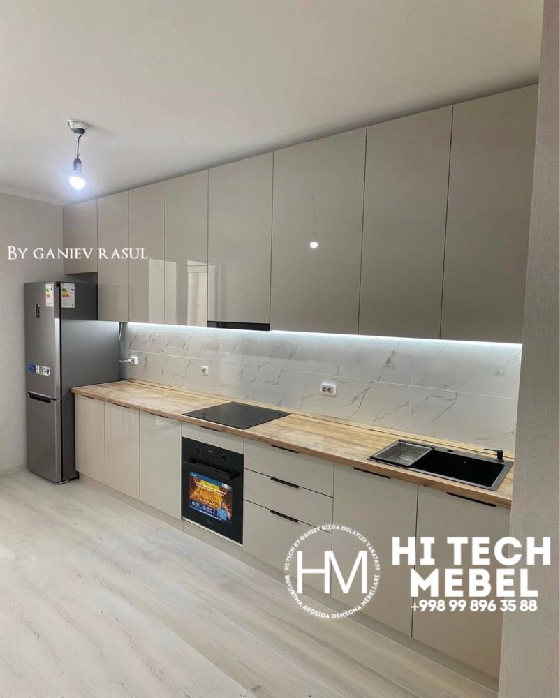 Oshxona mebellari buyurtma asosida LG. Samsung Smeg