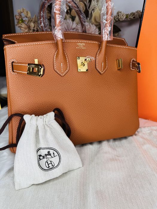 Geanta Hermes Birkin - piele naturala 100%, prezentare completa
