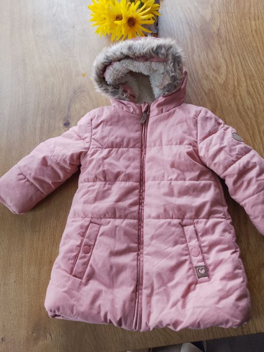 Розово топло зимно яке момиче размер 86