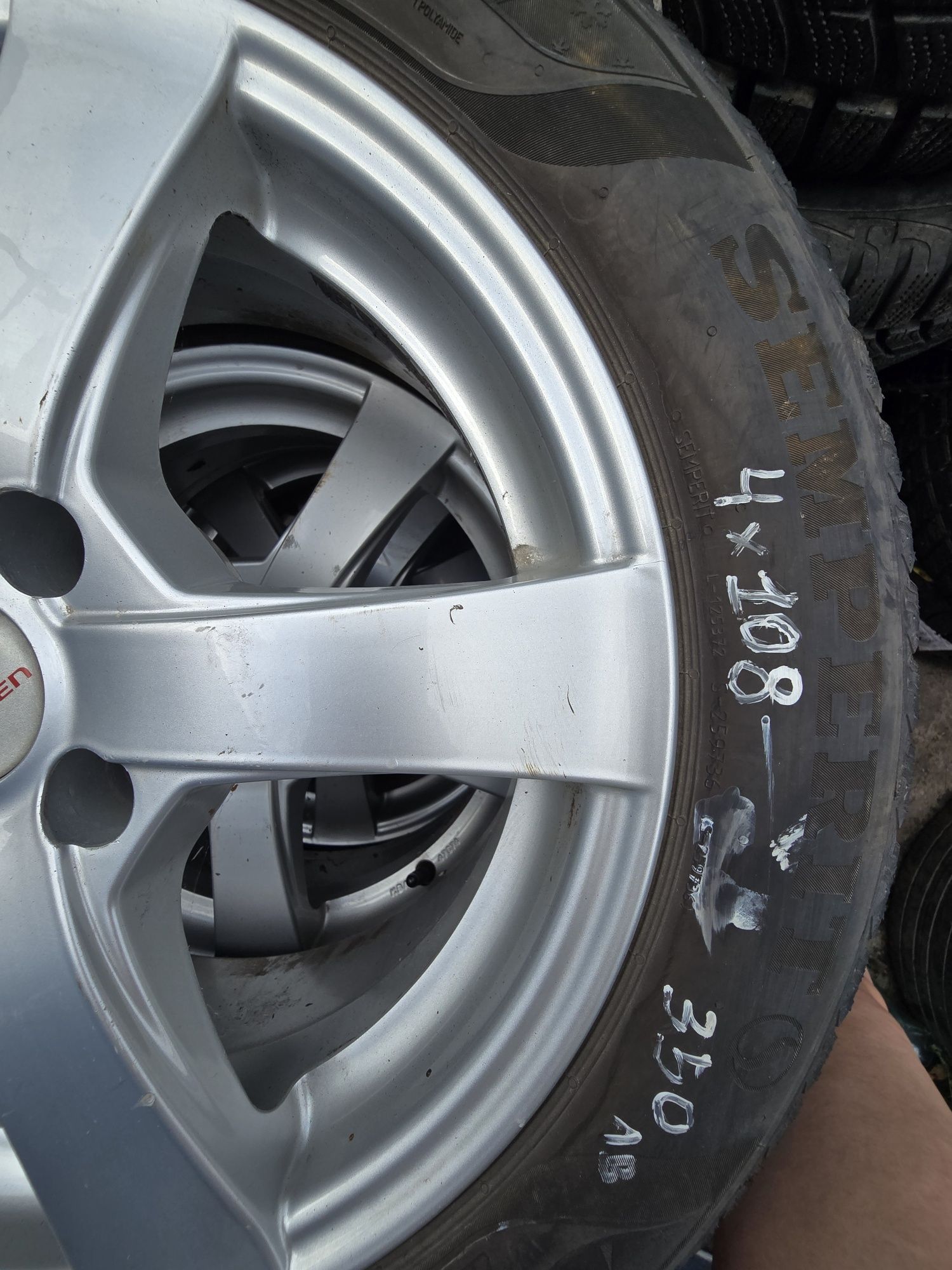 Ляти джанти с гуми за Citroën 4×108