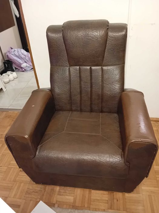 Vand fotoliu imitatie piele