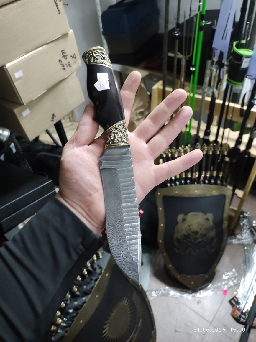 Подарочные кухонные ножи из дамасска