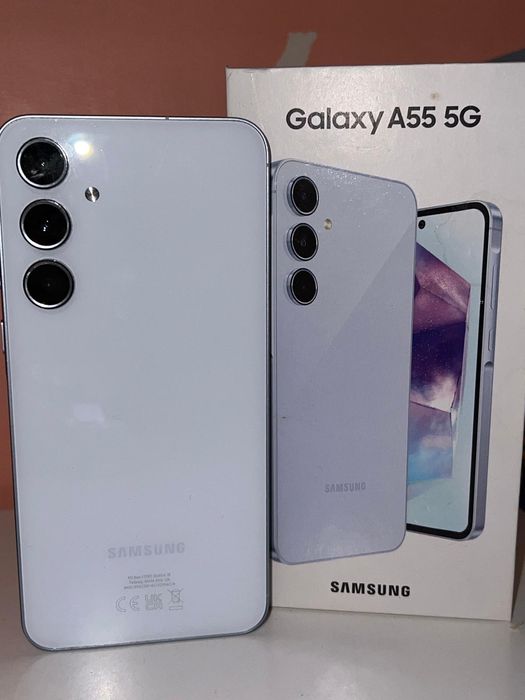 Telefon mobil Samsung Galaxy A55, Dual SIM, 8GB, 128GB, 5G,